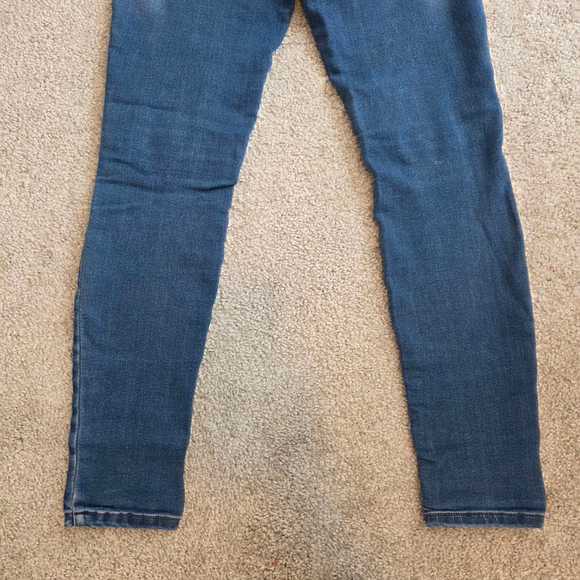 Black Daisy Billie Skinny Jeans Size 3/26 Blue Distressed - Picture 9 of 9